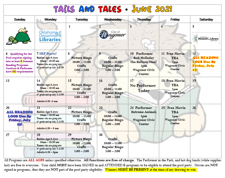 City of Wagoner > Departments > Public Library > About the Wagoner Library